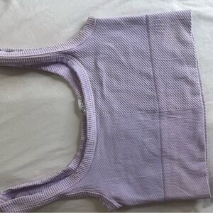Nikibiki Lavender Ribbed medium Top